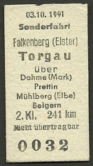 Schienenbus-Sonderfahrt auf Güterzugstrecken zwischen Elbe und Dahme