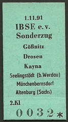 Sonderfahrt über das Streckennetz der Wismut AG