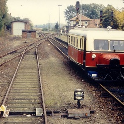 Fahrt mit dem Wismarer Schienenbus auf der OHE