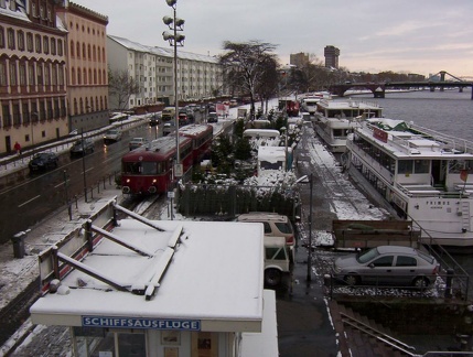 Frankfurt in der Nähe des "Eisernen Steges"