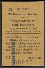 Schienenbussonderfahrt durch Oberbayern