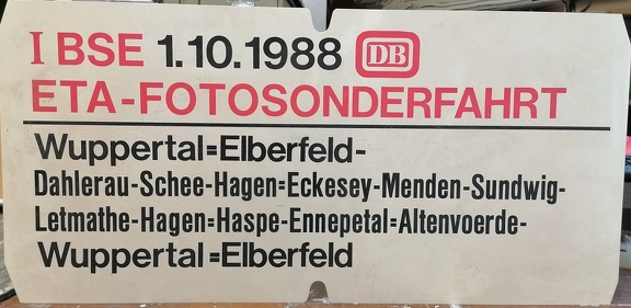 Zuglaufschild